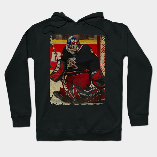 Jean Francois Labbe, 2001 Columbus Blue Jackets (14 GP) Hoodie by Momogi Project